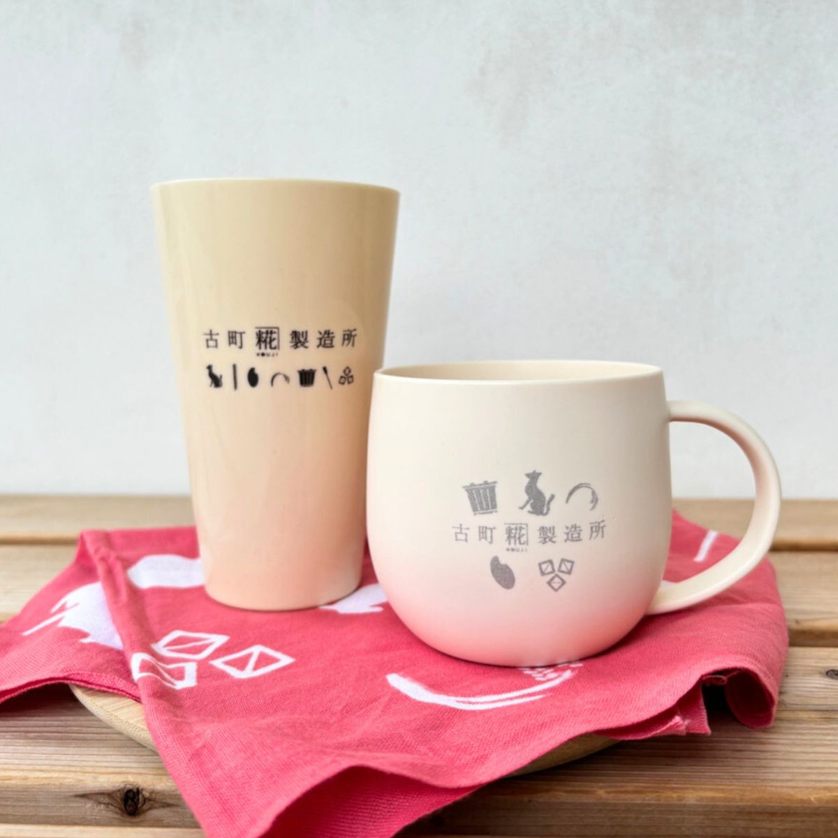 お米からできたタンブラー 古町糀製造所ロゴ入り
