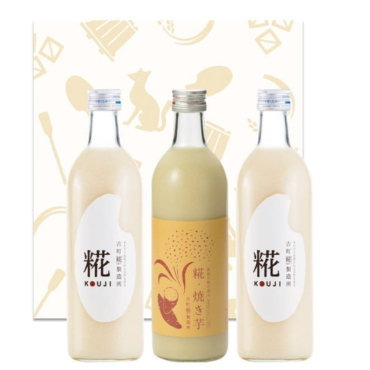 ［新潟の秋の恵み］｜【化粧箱入り3本ギフト】糀焼き芋/プレーン2本 FKG3-148