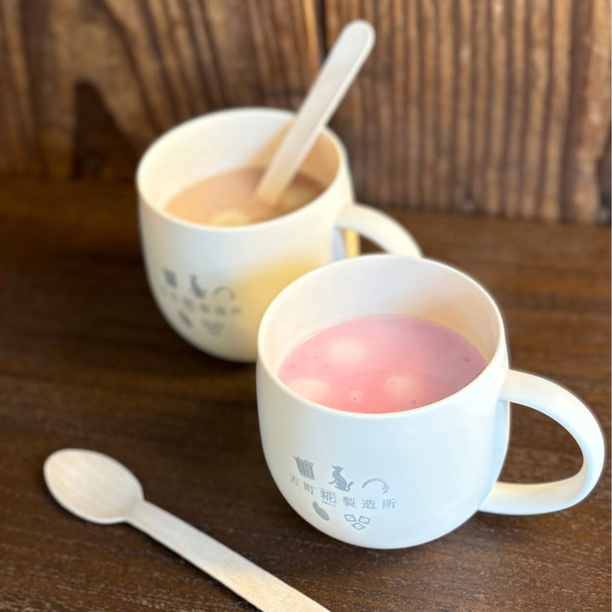 お米からできたマグカップ 古町糀製造所ロゴ入り