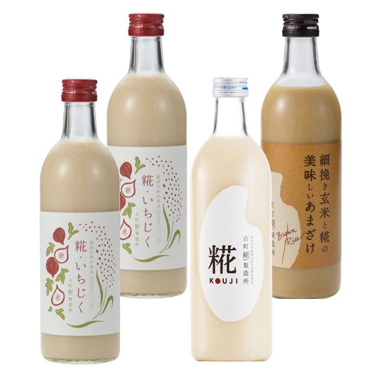 ［新潟の秋のひとしずく］｜【4本セット】糀いちじく2本/プレーン/玄米甘酒 FKS4-163