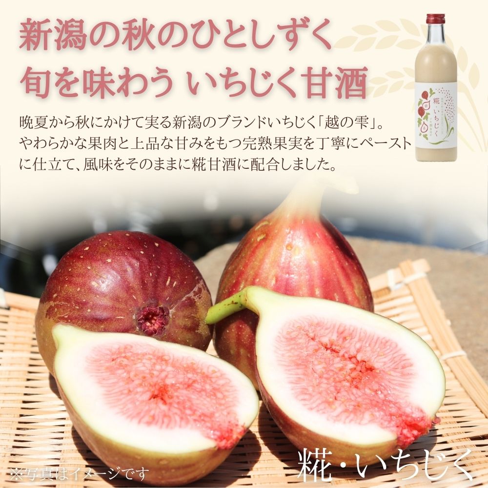 ［新潟の秋のひとしずく］｜【単品】糀いちじく 500ml FKD052