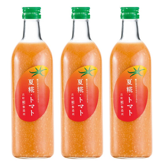 ［みずみずしいトマトの甘酒］｜【3本セット】夏糀トマト3本 FKS3-009
