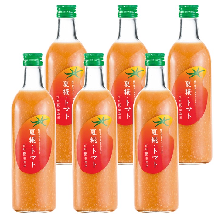 ［みずみずしいトマトの甘酒］｜【送料一律6本セット】夏糀トマト6本 FKS6-010